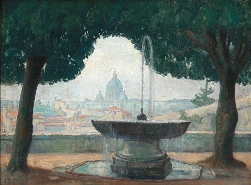 Lili Elbe - Veduta di Roma
